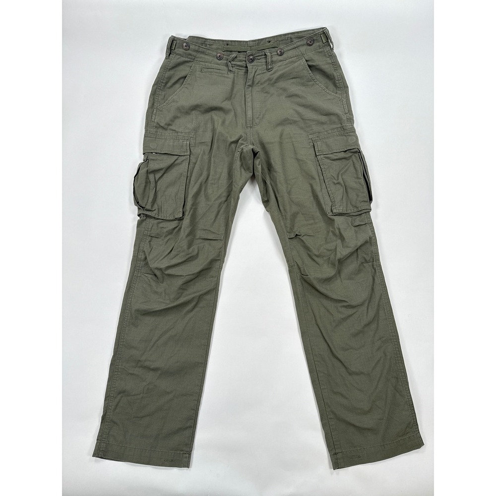 mnml Cargo Pants‎ Mens 33 Green Ripstop Multi Pocket Tactical Gorpcore Military